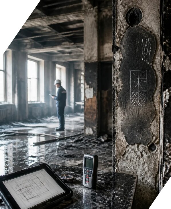 Обследование зданий после пожара в Слободской от 15458 р. | ЭкспертизаРоссия