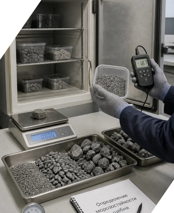 Определение морозостойкости щебня в Слободской от 3607 р. | ЭкспертизаРоссия